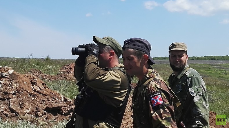 Krieg in der Ukraine: 24 Stunden an der Donbass Front