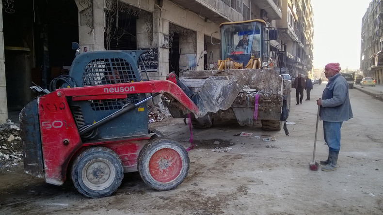 Syrer kehren in vom Krieg zerstörtes Aleppo zurück