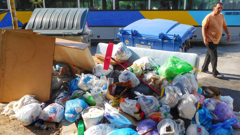 Griechische Müllarbeiter beenden Streik