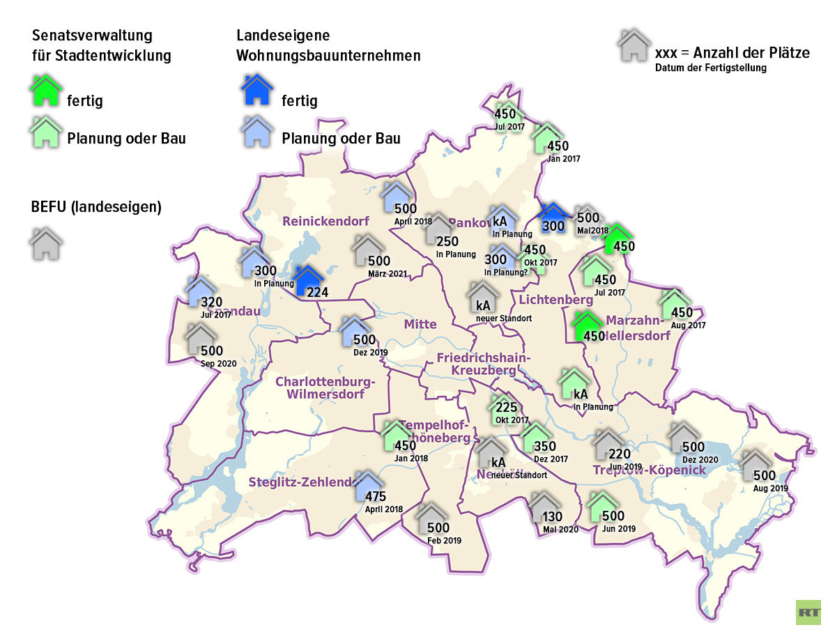 Berlin: Neue Flüchtlingsunterkünfte sollen künftig auch anderen Bedürftigen offen stehen