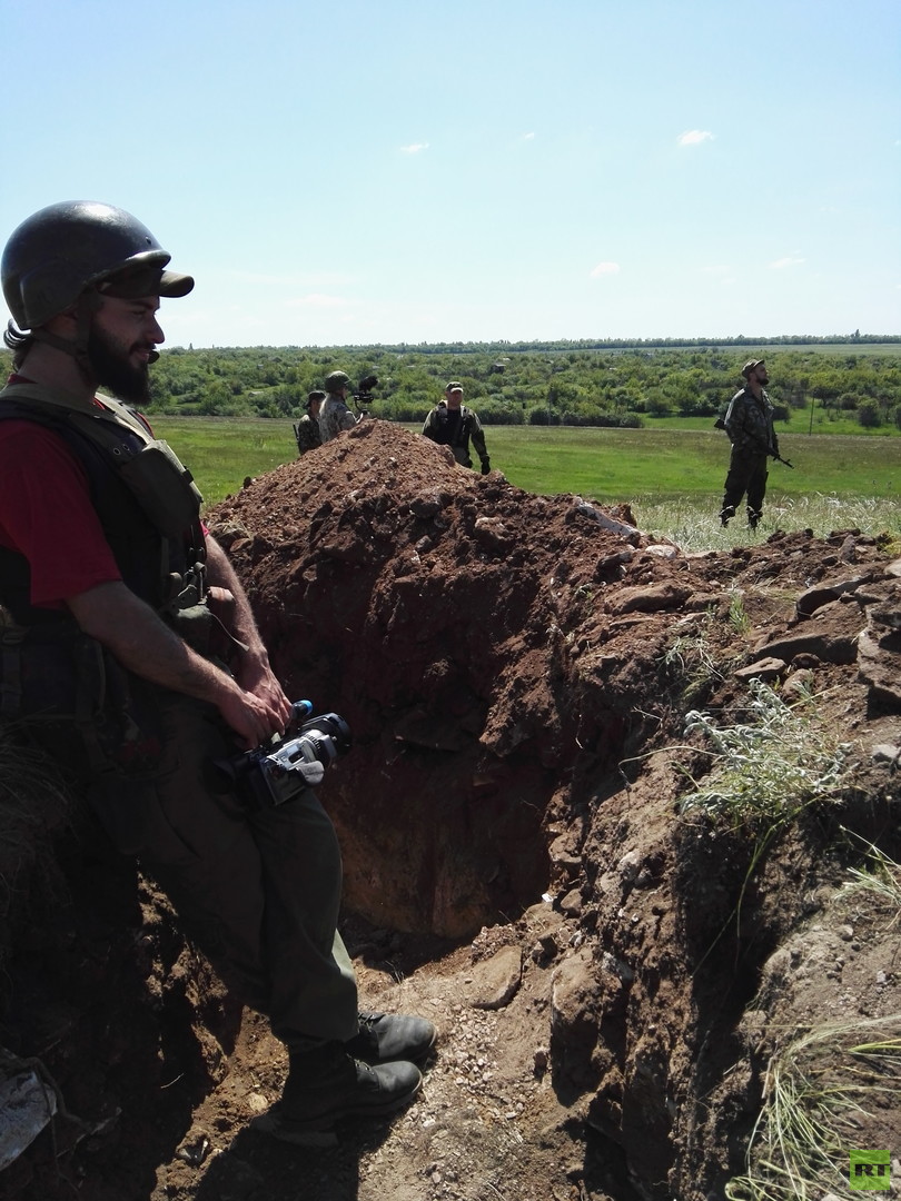 Krieg in der Ukraine: 24 Stunden an der Donbass Front