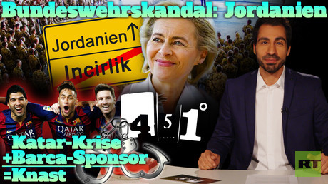 451 Grad | Bundeswehr Endstation Jordanien | Saudi Knast für Barca Fans | Grüne in der Krise |38