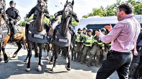 Nationalisten gegen Homosexuelle: Proteste gegen den LGBT-Marsch in Kiew
