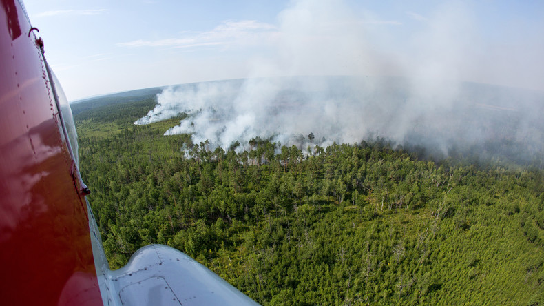 Waldbrände in Transbaikalien breiten sich weiterhin aus: 33.000 Hektar Taiga stehen in Flammen