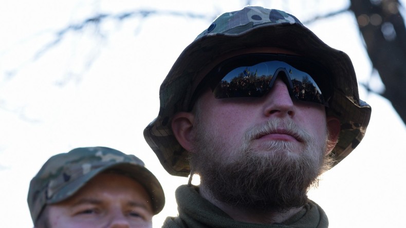 Ukrainische Spezialeinsatzkräfte an der Grenze zu Rumänien