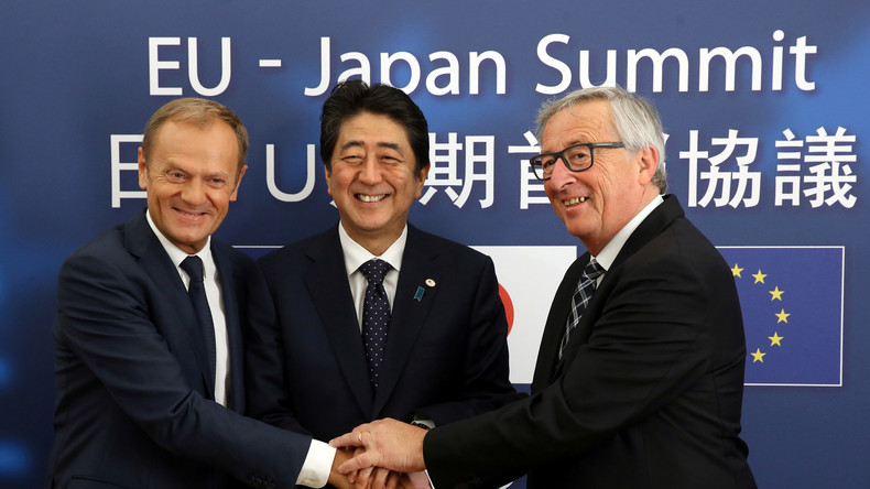 Im Schatten von G20: EU und Japan einigen sich auf Freihandelsabkommen JEFTA