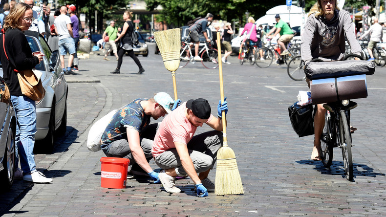 Ruhe nach dem Sturm in Hamburgs Straßen