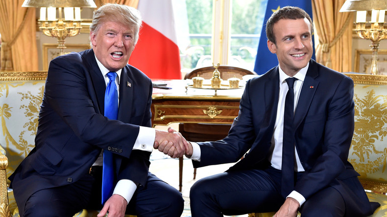 Macron zu Trump: Beseitigung von Terrorismus wichtiger als Absetzung Assads