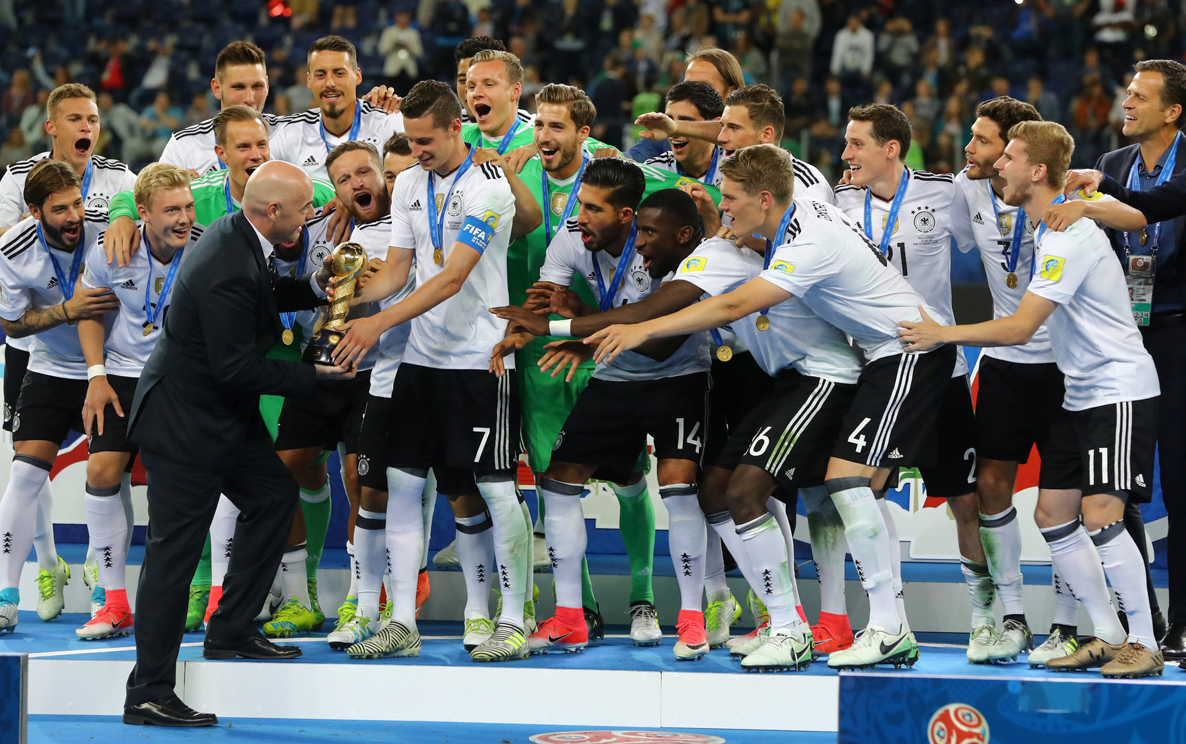 Julian Draxler dankt Confed-Gastgeber Russland: "Test mit Bravour bestanden"