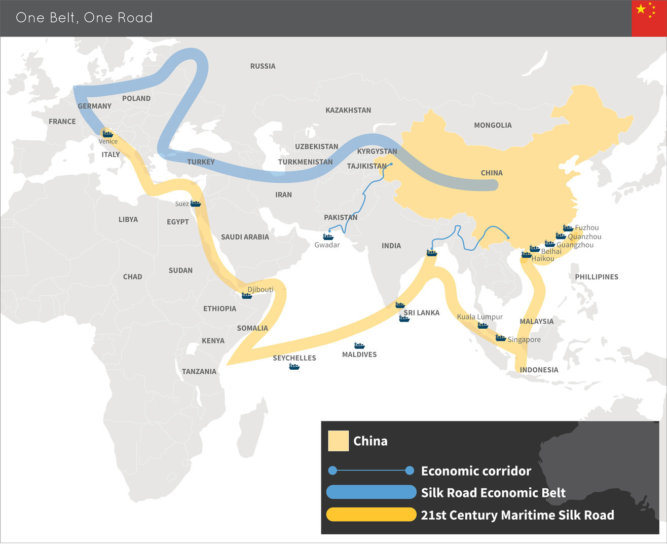Chinas Investitionsplan für Nahost: Drehkreuz für Neue Seidenstraße soll in Syrien liegen
