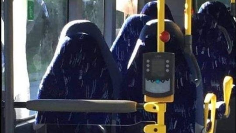 Anti-Migranten-Gruppe in Norwegen verwechselt Bilder von leeren Bussitzen mit Burka tragenden Frauen