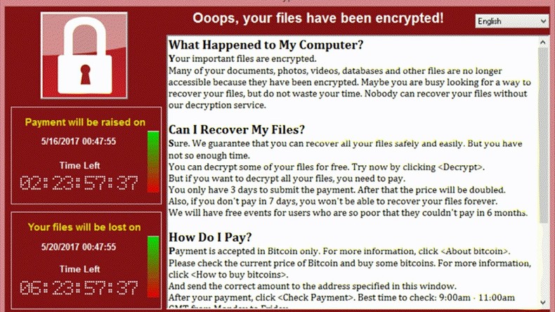 Geld aus Bitcoin-Wallets von Wanna Cry-Erpresser verschwunden