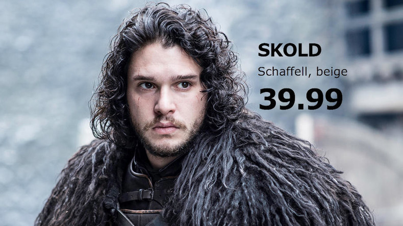Game of Thrones enthüllt: Fellmäntel der Schauspieler sind in Wirklichkeit IKEA-Teppiche