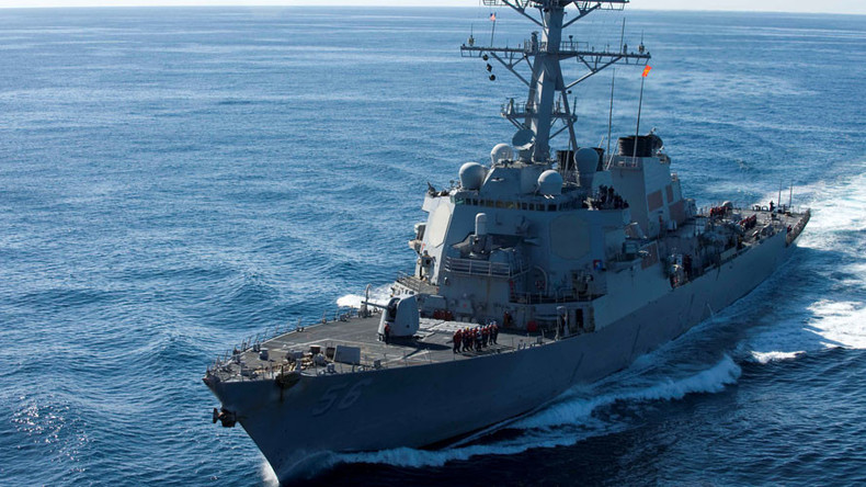 China beschuldigt US-Kriegsschiff internationale Gesetze verletzt zu haben