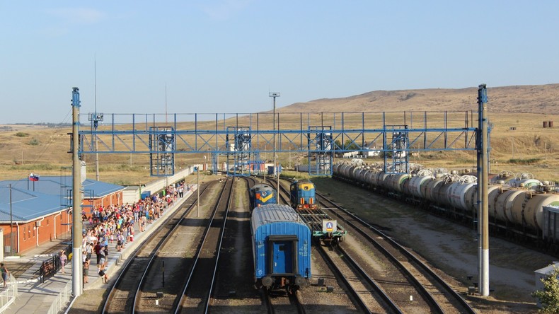 Russland beendet Bau von Eisenbahnstrecke nach Südrussland, die ukrainisches Territorium umgeht