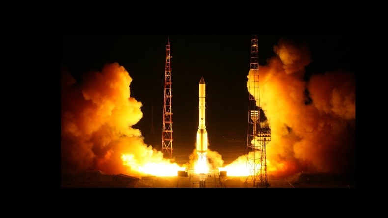 Trägerrakete Proton-M mit militärischem Satelliten vom Weltraumbahnhof Baikonur gestartet