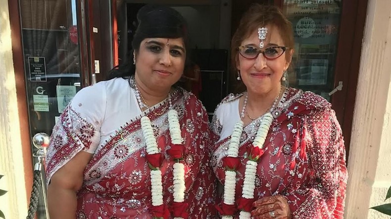 Erste interreligiöse lesbische Hochzeit in Großbritannien