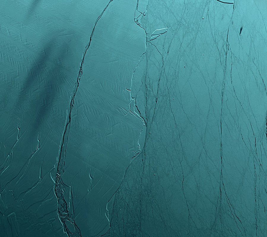 Wunder der Natur: Neue Satellitenbilder des eine Billion Tonnen schweren Eisbergs A68 in Antarktis