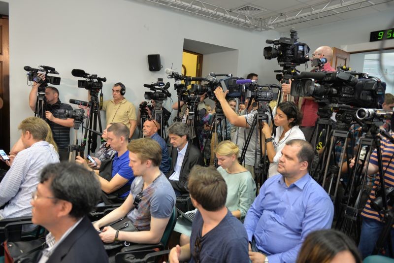 Russland: Erster Pressetermin des Links-Aktivisten Sergej Udalzow nach-vier Jahren Haft
