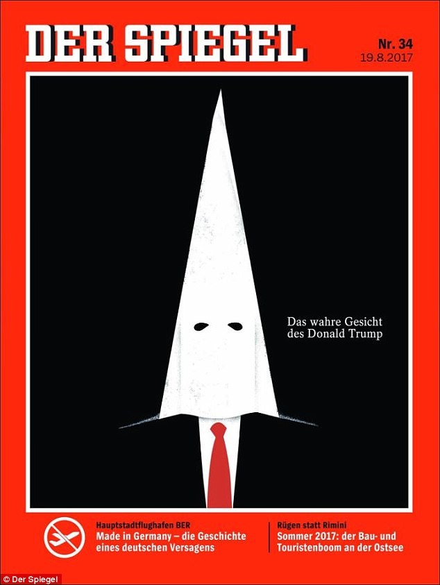 Klare Symbolik: Nachrichtenmagazin "Stern" stellt Trump als Nazi dar
