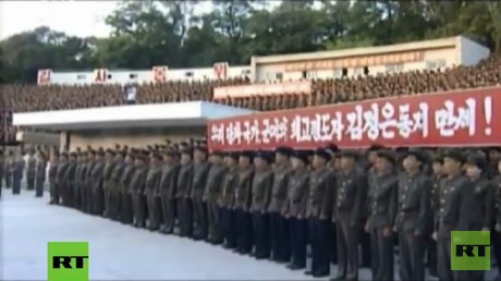 Nordkorea: Tausende Arbeiter versammeln sich gegen UN-Sanktionen und Trump-Drohungen