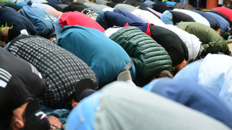 Hunderte Muslime demonstrieren in Moskau für Rohingyas in Myanmar