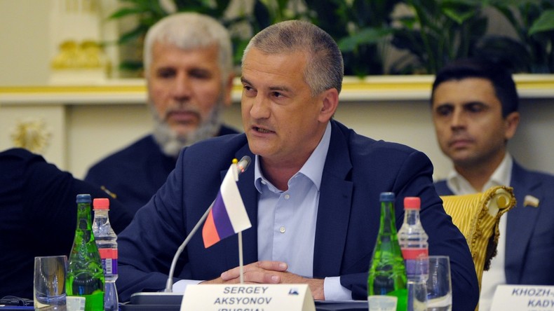 Krim-Oberhaupt beschuldigt Ukraine für eskalierende Spannungen und Terrorismus an Krim-Grenze