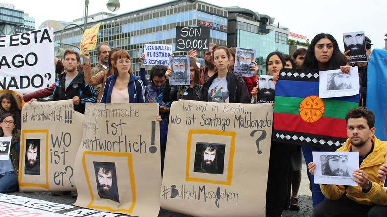 Argentinien: Wo ist Santiago Maldonado? - Regierung soll für Verschwindenlassen verantwortlich sein