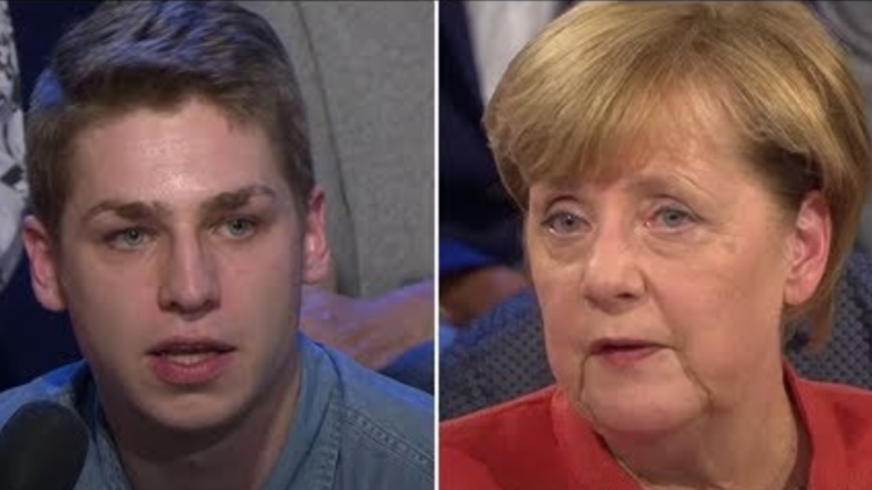 Azubi konfrontiert Merkel mit bitterer Wahrheit in Altenheimen und Krankenhäusern