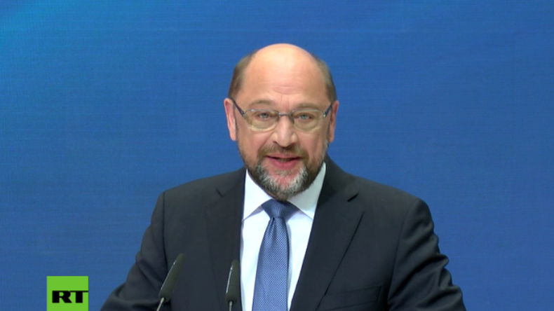 SPD-Kanzlerkandidat Schulz: "Merkel kann gern in mein Kabinett als Vize-Kanzlerin eintreten"