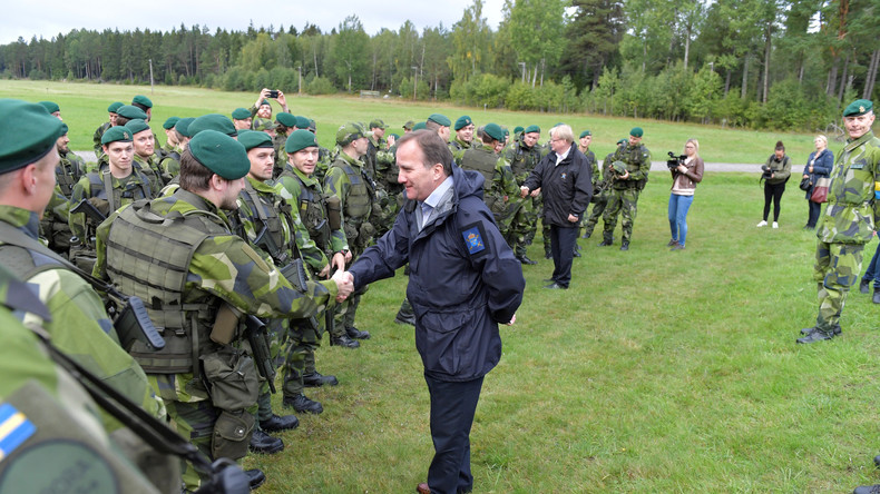 Schwedische Soldaten versuchten Demonstrationen gegen Militärübung und NATO zu sabotieren