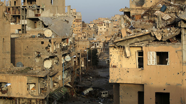 Exklusive Luftaufnahmen der befreiten syrischen Stadt Deir ez-Zor