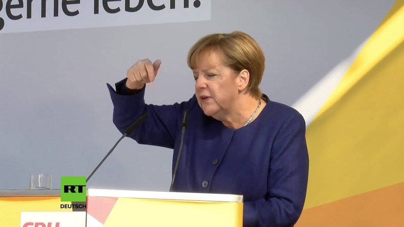 Demonstranten zielen auf Merkels Kinderlosigkeit bei CDU-Veranstaltung in Binz