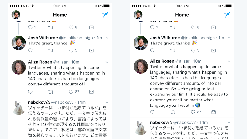 Länge doch wichtig? Twitter testet Tweets mit doppelter Zeichenanzahl