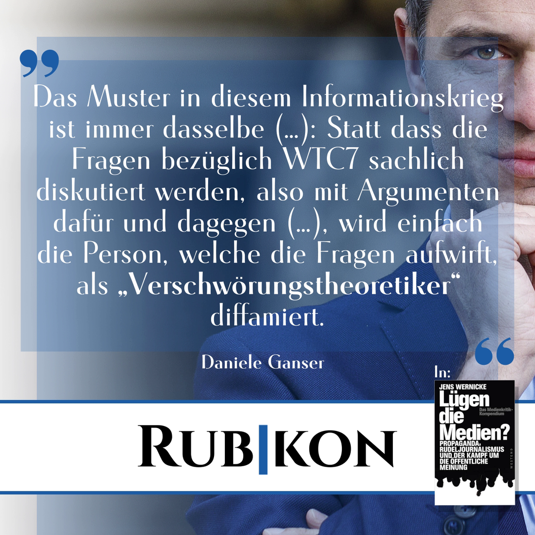 "Mitten im Informationskrieg": Daniele Ganser über Medien, 9/11 und das US-Imperium