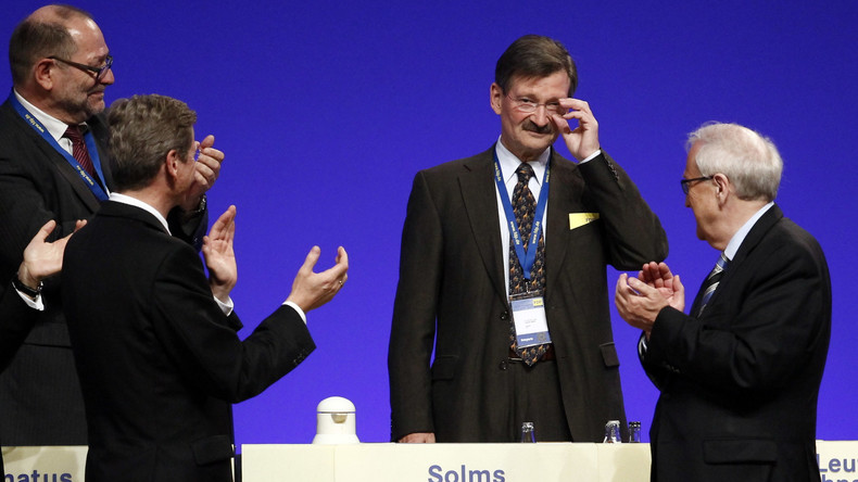 Otto Solms übernimmt vorübergehend die Amtsgeschäfte eines Bundestagspräsidenten