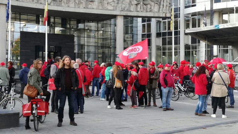 Belgische Beschäftigte im Öffentlichen Dienst fühlen sich von Politik verlassen und treten in Streik