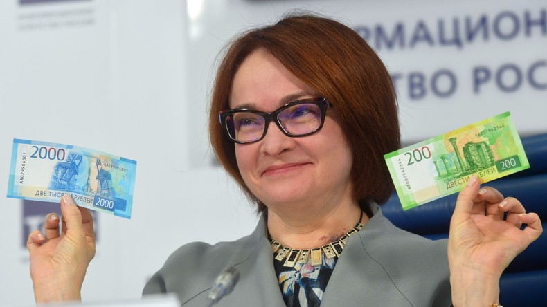 Russland: Neue Geldscheine im Wert von 200 und 2.000 Rubel vorgestellt