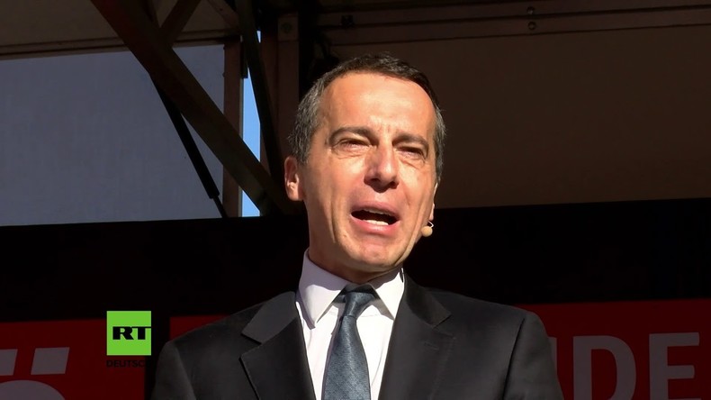 Österreich: SPÖ-Kundgebung mit Christian Kern in Wien