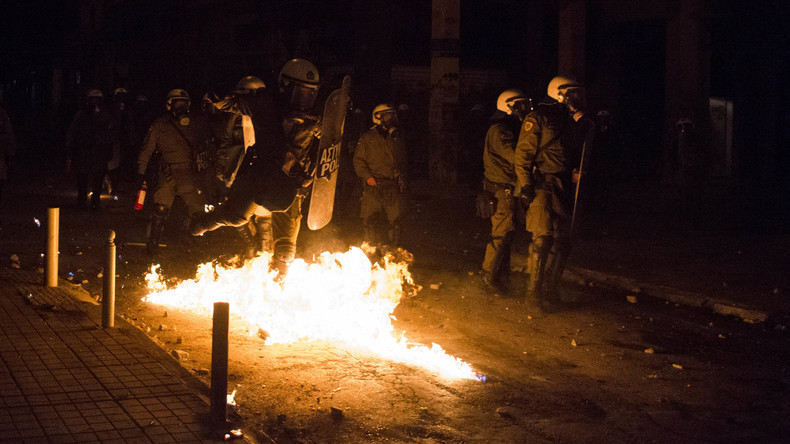 Erneut Chaosnacht im Athener Stadtviertel Exarchia