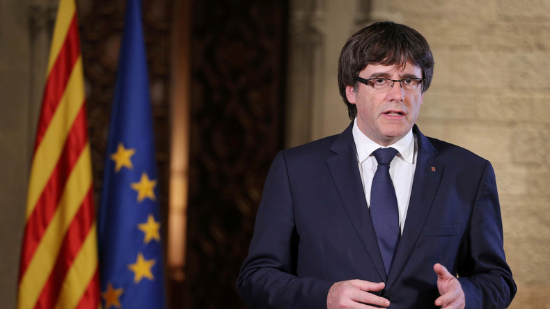 Katalanischer Regierungschef Puigdemont sagt Erklärung ab