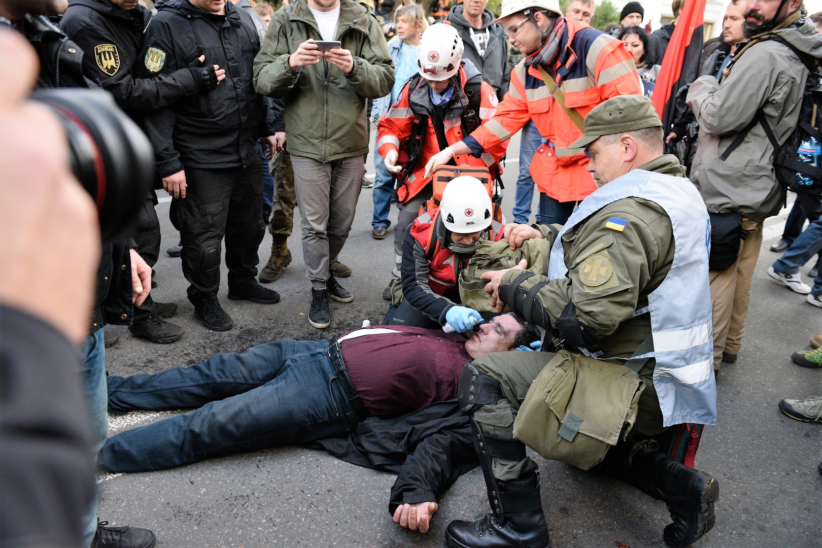 "Neuer Maidan": Saakaschwili-Anhänger errichten Protest-Lager und blockieren Parlament in Kiew