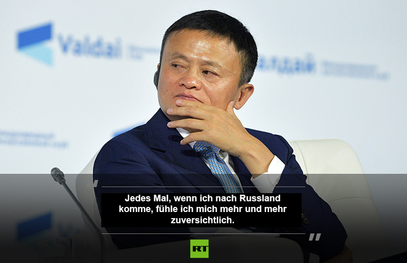 Jack Ma: "Alibaba sollte mit russischem Nachwuchs kooperieren, um Russland weiterzuentwickeln"