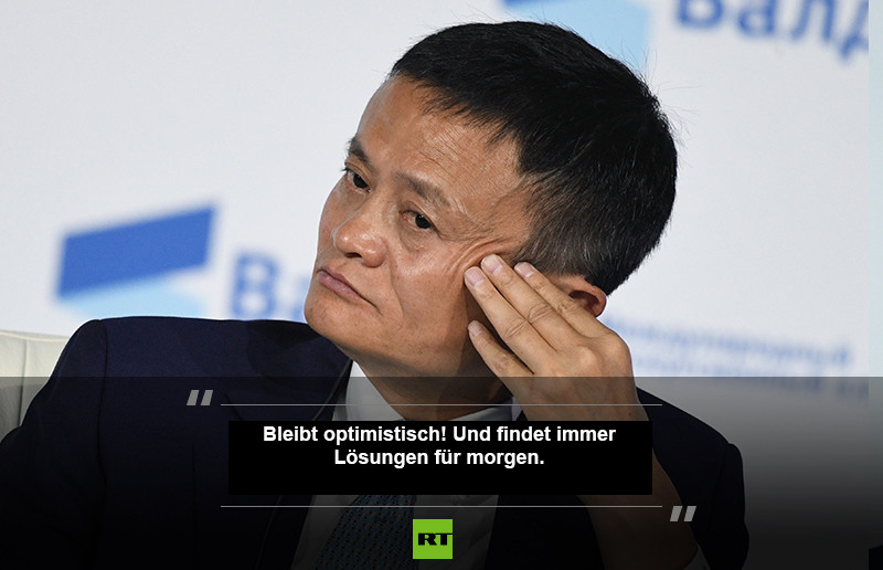 Jack Ma: "Alibaba sollte mit russischem Nachwuchs kooperieren, um Russland weiterzuentwickeln"