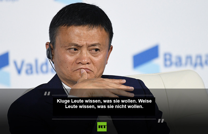 Jack Ma: "Alibaba sollte mit russischem Nachwuchs kooperieren, um Russland weiterzuentwickeln"