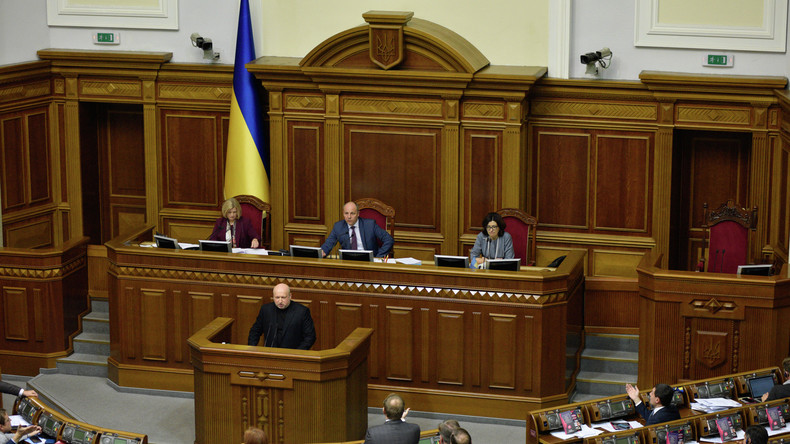 Ukrainische Hardliner fordern Abbruch diplomatischer Beziehungen zu Russland - Abstimmung ungewiss
