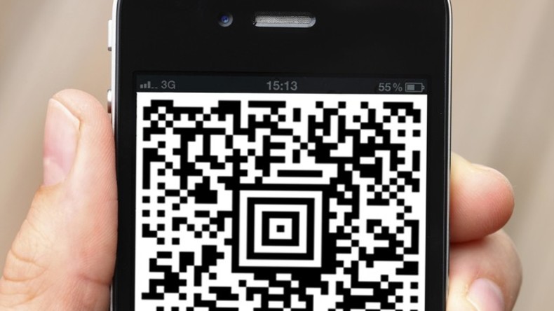 QR-Code einmal anders: Chinesische Studierende fügen sich zu Hyperlink zusammen