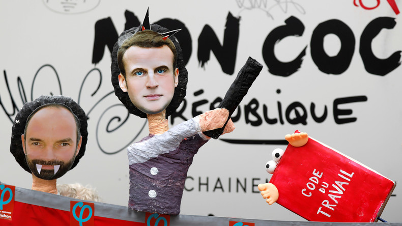 #LIVE - Anti-Macron-Demonstranten marschieren auf den Elysee-Palast zu