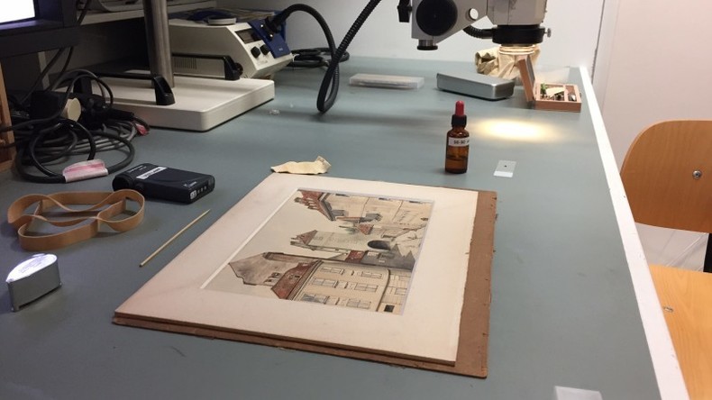 Adolf Hitlers Aquarell taucht in Holland auf