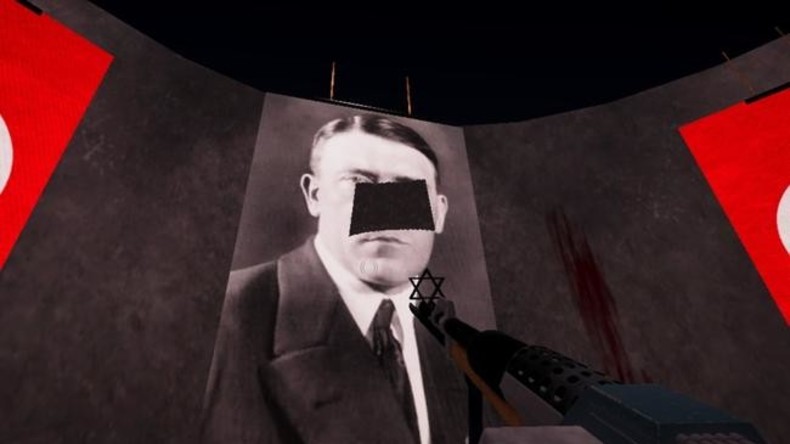 Parodie auf zensiertes Computerspiel: Jagd auf Hitlers Schnurrbart